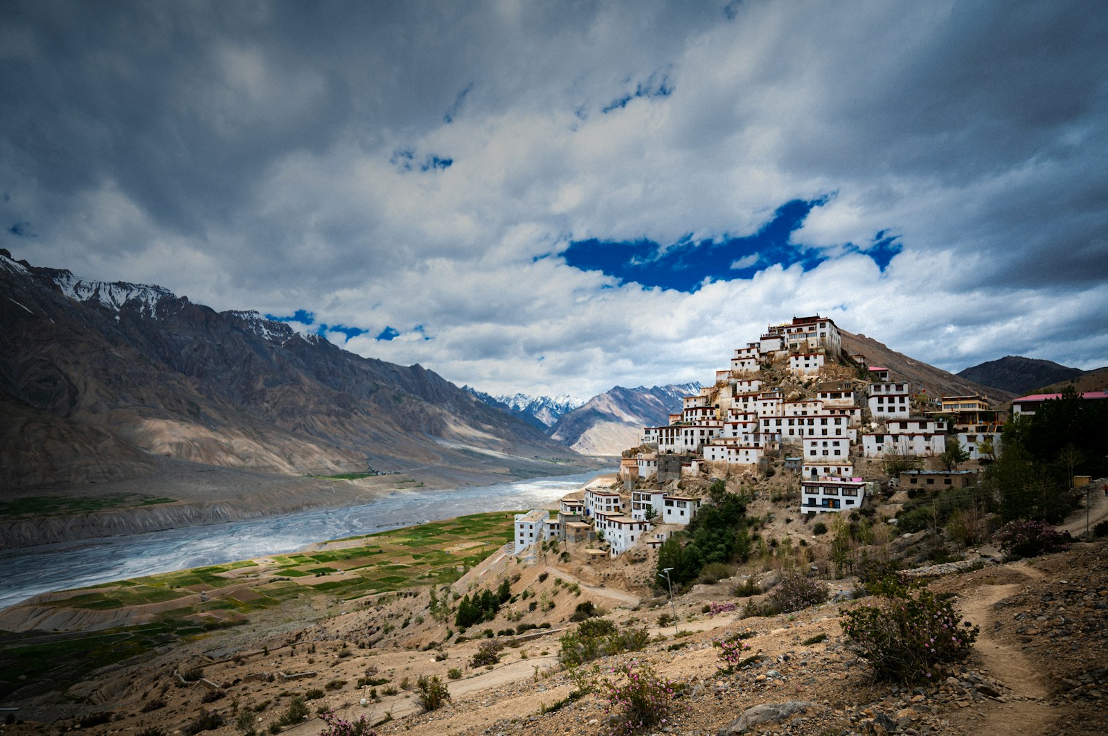 Key Gompa above the Spiti Valley in Himachal Pradesh.